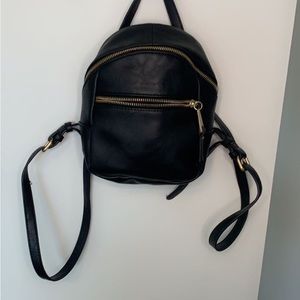 Black mini back pack
